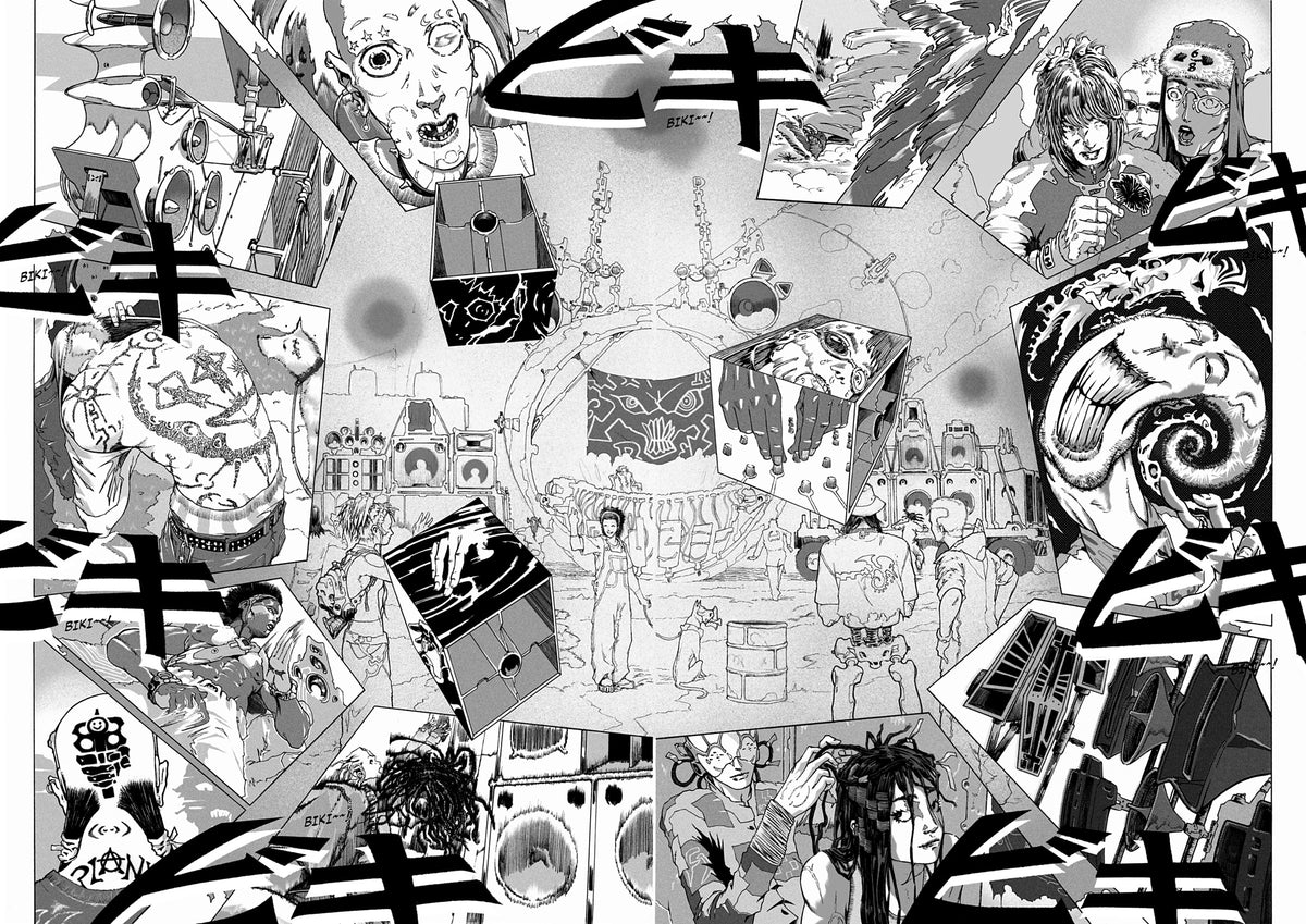 FREQ Manga Volume #1 - rave spread